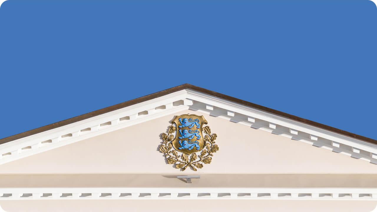 Coat of arms Estonia three lions