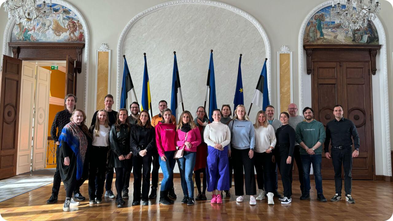 e-Residency team group photo