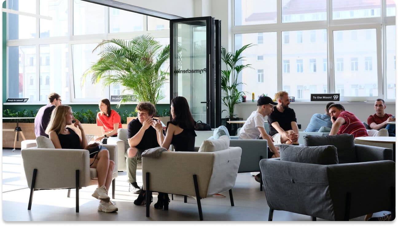 People meeting & co-working