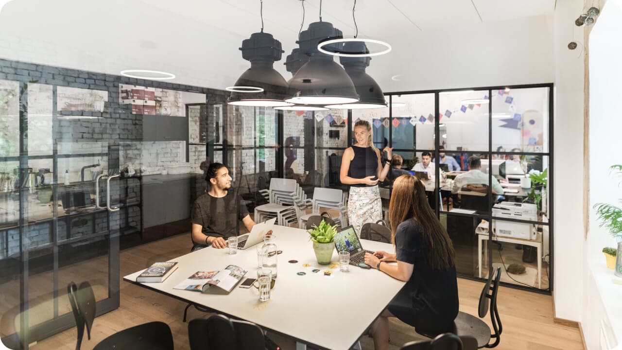 People coworking meeting workshop