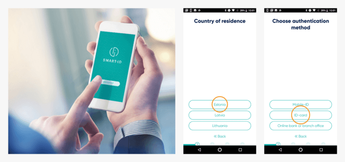 Use Smart-ID on your phone to log in and sign documents digitally