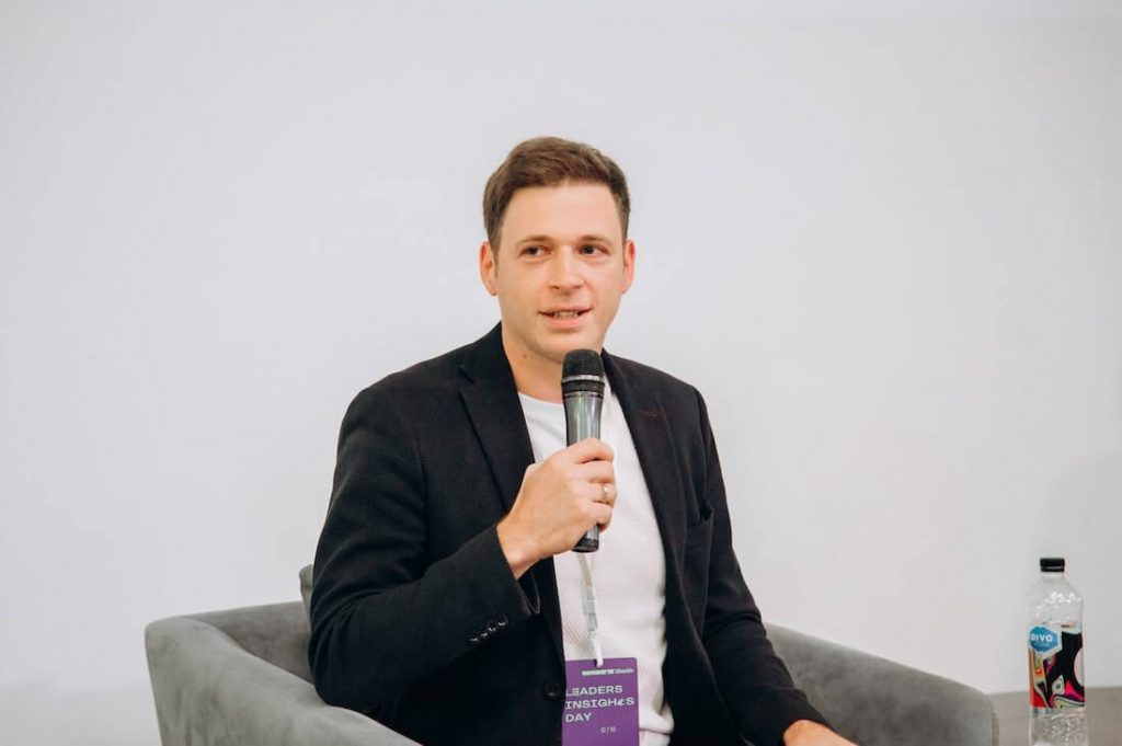 Ukrainian business lasertag.net co-founder Mykhailo Obod.