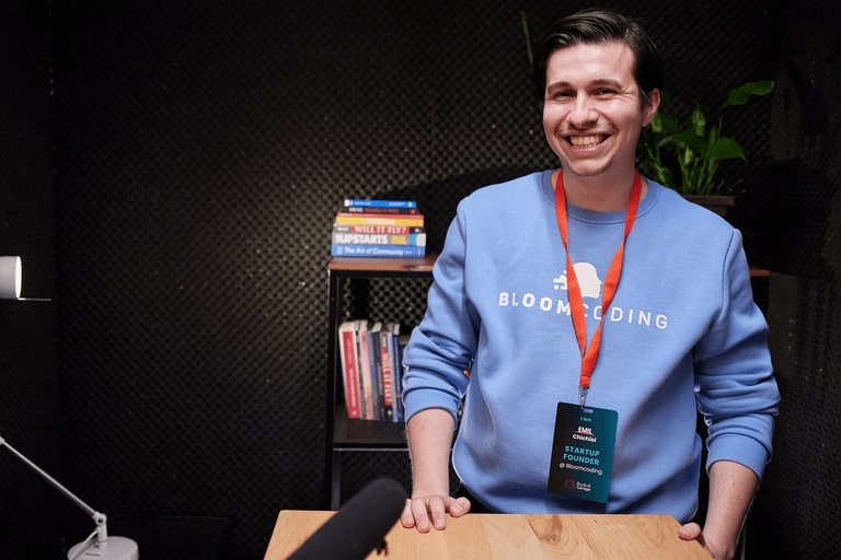 Moldovan e-resident Emil Chichioi, an edtech entrepreneur