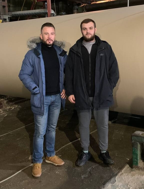Alexander Sobolenko and Valentyn Frechka, founders of Ukrainian startup Releaf