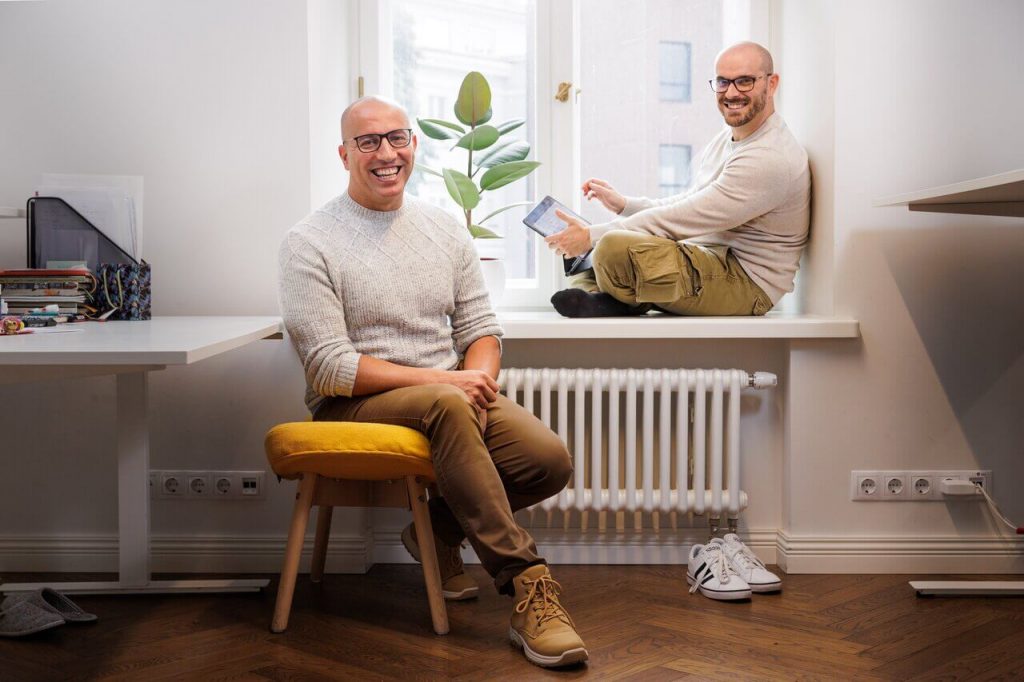 Miguel and Ignacio are free to organise their work remotely thanks to their online business that helps new e-residents establish companies