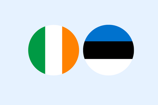 Country comparision. Your guide to forming and running a company in the Ireland versus Estonia. Learn the similarities and differences, pros and cons, and costs.