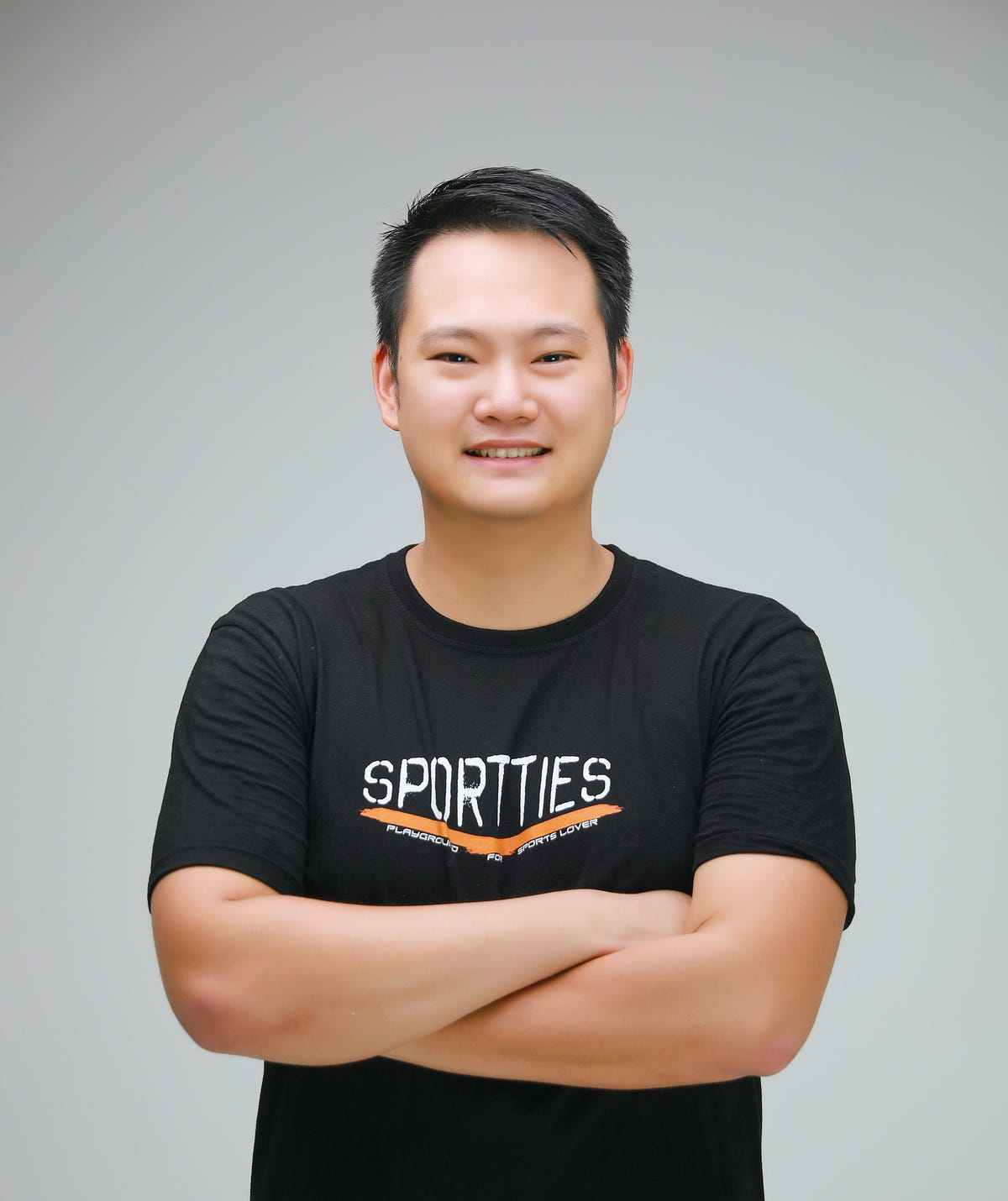 E-resident Gi H. Nam from South Korea and founder of Sportties