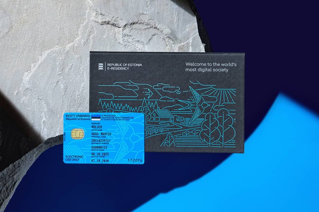 e-Residency card and kit