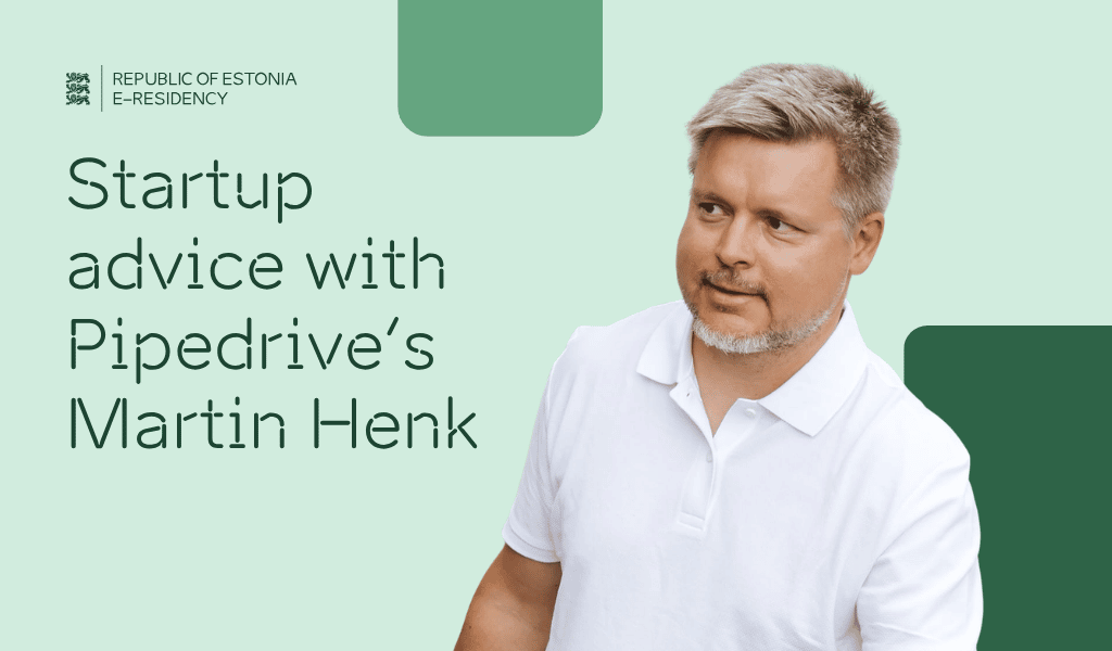 A photo of Pipedrive cofounder Martin Henk